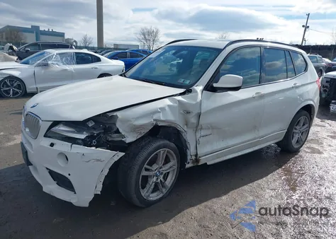 2014 BMW X3 xDrive28I z USA, uszkodzony, nr VIN 5UXWX9C53E0D21234